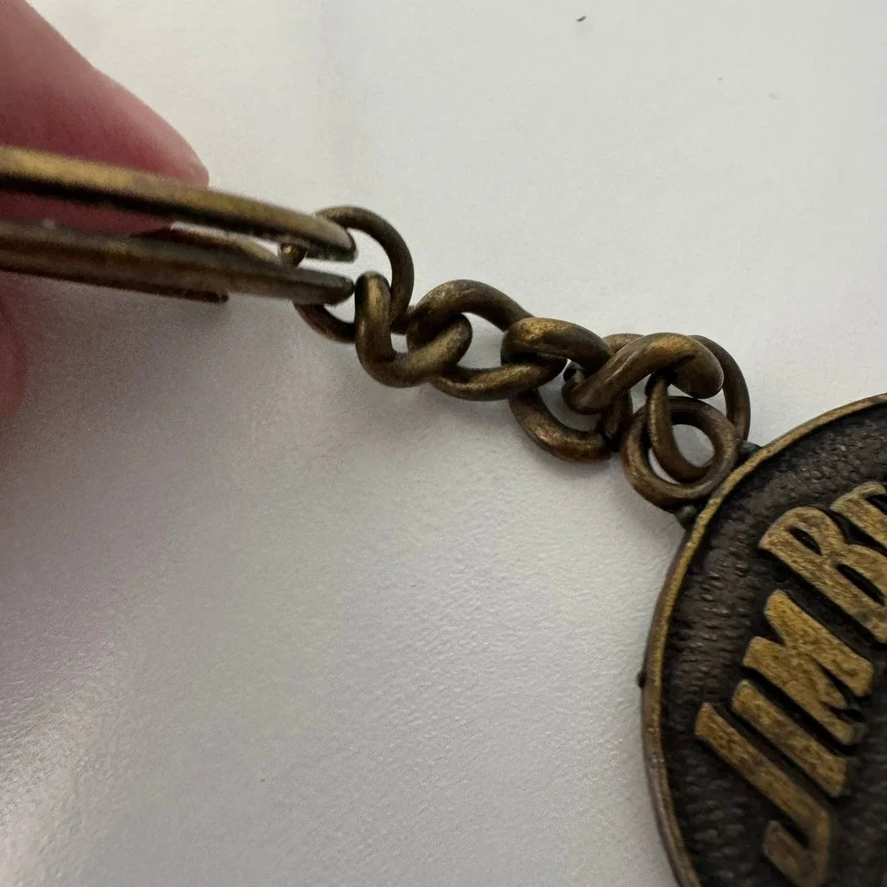 Jim Beam 200th Anniversary 1795 1995 Commemorative Metal Keychain‎